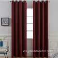 Cortinas opacas rojo burdeos de 84 pulgadas de largo